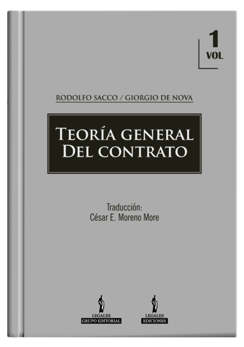 Portada TEORÍA GENERAL DEL CONTRATO (volumen 1)