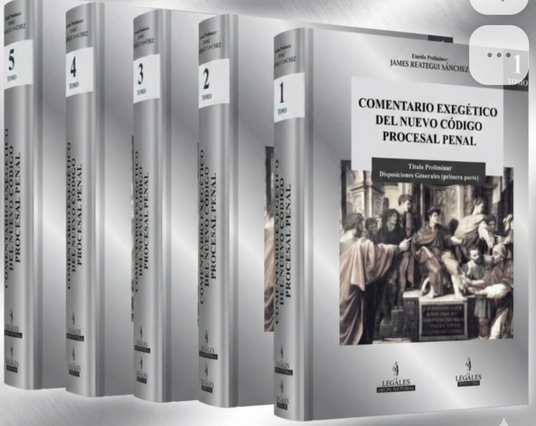 Portada COMENTARIO EXEGETICO DEL NUEVO CODIGO PROCESAL PENAL - TOMO 3