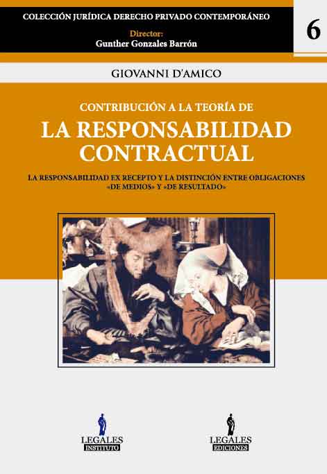 Portada CONTRIBUCIï¿½N A LA TEORï¿½A DE LA RESPONSABILIDAD CONTRACTUAL
