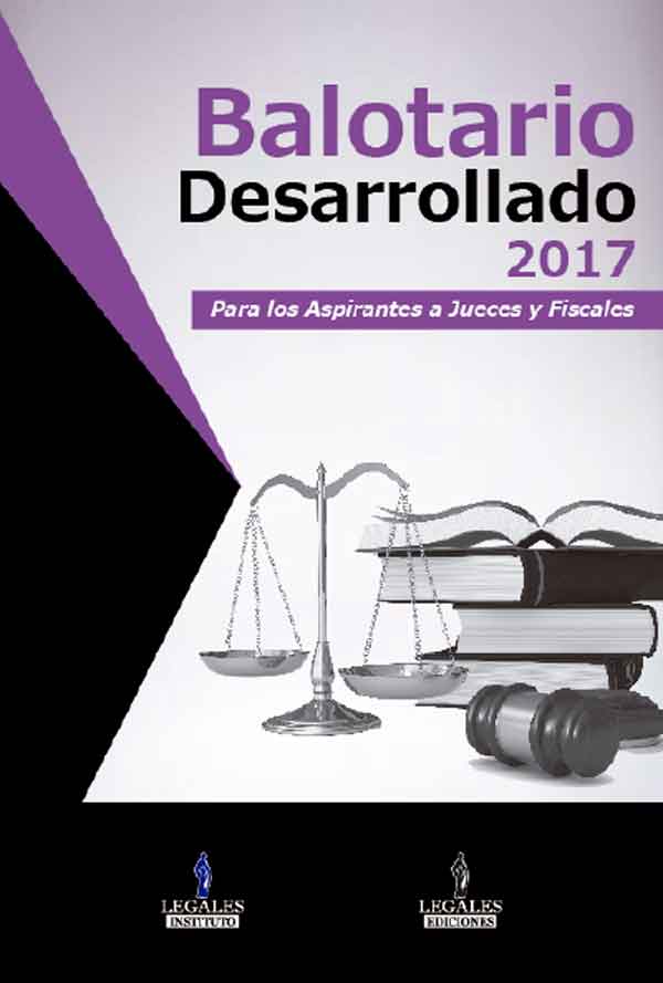 Portada BALOTARIO DESARROLLADO 2017