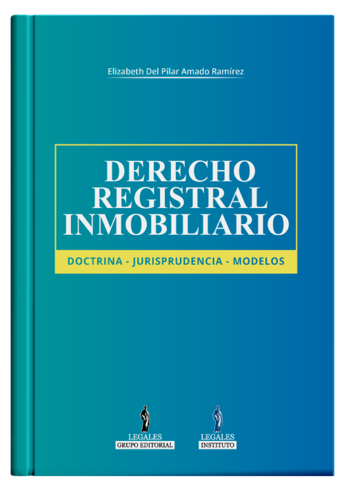 Portada DERECHO REGISTRAL INMOBILIARIO 2021